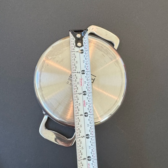 All-Clad Stainless Steel .5 qt Pot + Lid 2 Piece Oven 600F Cookware - Picture 6 of 11